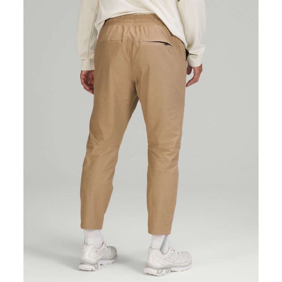 LULULEMON ABC CROPPED CASUAL COMFORT EVERYDAY PULL ON PANT SIZE MEDIUM - Picture 3 of 6